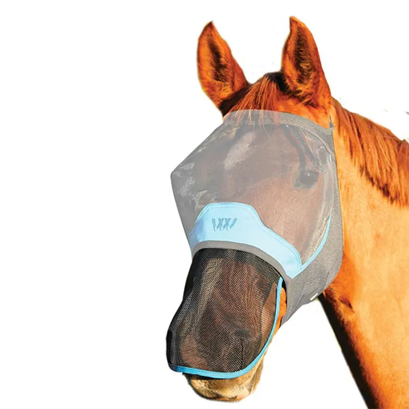 Woof Wear UV Nose Protector in Black and Turquoise